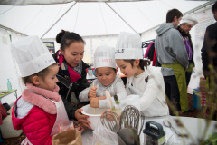 Festval des vins AOC Touraine au Prieuré St Cosme à La Riche. Stands des vignerons, ateliers culinaires.