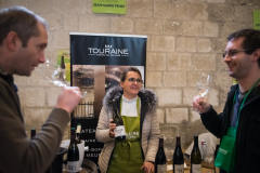 Festval des vins AOC Touraine au Prieuré St Cosme à La Riche. Stands des vignerons, ateliers culinaires.