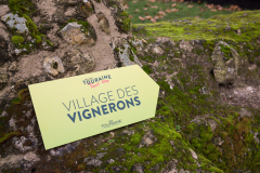 Festval des vins AOC Touraine au Prieuré St Cosme à La Riche. Stands des vignerons, ateliers culinaires.