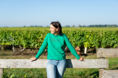 Portrait de Aude Clavier, vigneronne à Oisly (41), domaine Divin Loire.