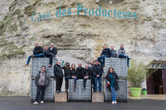 Portrait de groupe des vignerons de Montlouis-sur-Loire.