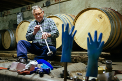 Portrait de Gilles Chelin, vigneron à Veuzain-sur-Loire. Domaine les Vaucormeilles.