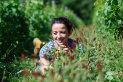 Charlotte Denis , vigneronne à Mareuil-sur-Cher, domaine de la Renaudie.