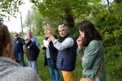 Visite du domaine viticole de Raphael Midoir à Chémery (41) à l'occasion des rencontres Val de Loire Millésimes. Une cinquantaine de journalistes sont invités à decouvrir le terroir et déguster les vins de l'AOC Touraine.