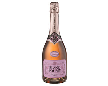 BLANC FOUSSY – MÉTHODE TRADITIONNELLE – TÊTE DE CUVÉE ROSÉ 2016