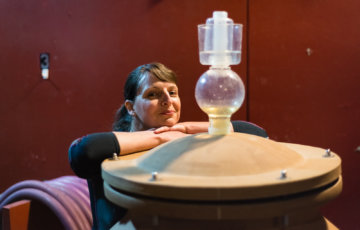 Isabelle Pangault, vigneronne à Sassay, domaine l'Affût.